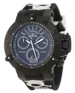 【送料無料】腕時計　ウォッチ　クロノグラフブラックベルトホワイトinvicta hombres subaqua noma iii crongrafo esfera negra blanco y correa 10188