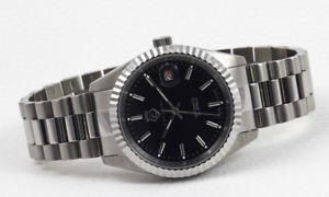 【送料無料】腕時計　ウォッチ　レオナルドキャリバースイススチールcavadini automatikuhr cv334 leonardo, felsa calibre swiss made, aceronegro