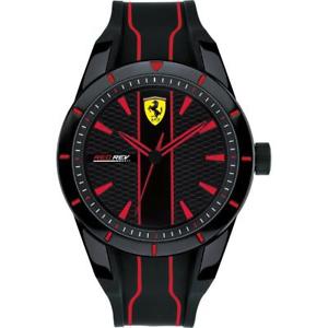 【送料無料】腕時計　ウォッチ　テンポネロフェラーリスクーデリアorologio solo tempo, 3h uomo ferrari redrev fer0830481 nero scuderia originale