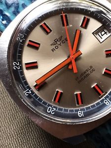 【送料無料】腕時計　ウォッチ　スイスベルトビンテージロイスvintage royce hecho en suiza correa manual reloj de hombre 35,7mm