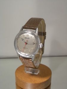 【送料無料】腕時計 ウォッチ ビンテージハンマーアラームボックスオンvintage gruen precision auto viento hammer automatik reloj hombre incl box|hokushin