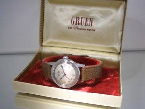 全ての 腕時計 ウォッチ ビンテージハンマーアラームボックスオンvintage Gruen Precision Auto Viento Hammer Automatik Reloj Hombre Incl Box 気質アップ Terraislandica Com
