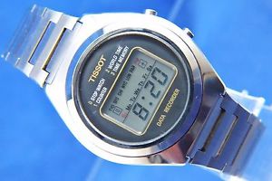 【送料無料】腕時計　ウォッチ　ビンテージティソデジタルクロックタイマデータレコーダvintage tissot mundo digital lcd de cuarzo reloj de grabadora de datos temporizador de alrededor