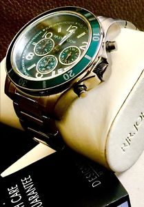 【送料無料】腕時計　ウォッチ　デザイナージョンロシャアラームペーパーen caja caballeros nuevo alto de la gama rjr john rocha diseador reloj amp; papeles originales
