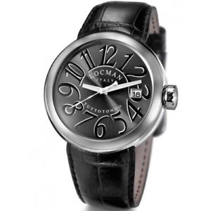 【送料無料】腕時計　ウォッチ　クオーツクロコダイルブラックウォッチマンreloj locman 341 hombre negro cocodrilo cuarzo
