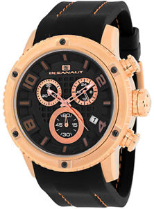 【送料無料】腕時計　ウォッチ　インパルススポーツクロノスチールシリコンoceanaut hombre impulse sport chrono 200m s acero negro reloj de silicona