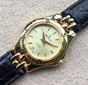 【送料無料】腕時計　ウォッチ　アメリカヴィンテージアラームnos nuevo kronos gold plated vintage watch 25,5 mm reloj