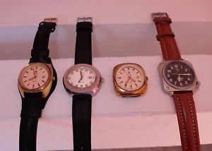 【貨物輸送無料】ウオッチ ご覧なさる リップシャルルドゴールクロワデュシュッドタイプロットlot de 4 montres lip electronic gnral de gaulle croix du sud type 10 r184