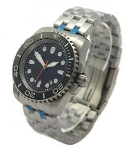 【送料無料】腕時計　ウォッチ　プロサファイアガラスクロックダイバーブラックprofessional automatik zafiro vidrio reloj nutico pro diver 100atm ep3620 negro
