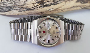 【貨物輸送無料】ウオッチ ご覧なさる コレクションレアrara de coleccin dcada de 1970 rado starliner 900 plata cuadrante reloj de hombre automtico daydate