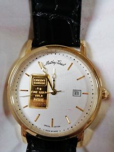 【貨物輸送無料】ウオッチ ご覧なさる シルバーケースベルトクロックmatheytissot reloj con estuche plateado ip y correa de cuero genuino