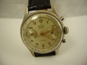【貨物輸送無料】ウオッチ ご覧なさる ジュネーブクロノグラフactua geneve cal 48 chronograph suisse