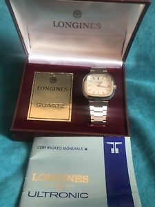 【貨物輸送無料】ウオッチ ご覧なさる ビンテージボックスビンテージrare longines ultronic vintage box manuale e garanzia vintage anni7080’