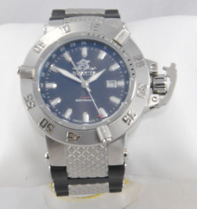 【送料無料】腕時計　ウォッチ　ポリフィールドストラップhombres invicta 1152 subaqua noma iii gmt negro poli correa reloj con esfera｜hokushin