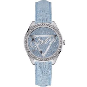 【送料無料】腕時計　ウォッチ　アラームジーンズブレスレットguess reloj relojes fantastico w0456l10 little flirt jeans pulsera reloj de pulsera nuevo｜hokushin