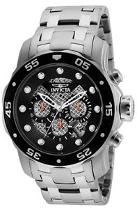 【送料無料】腕時計　ウォッチ　プロダイバークロノグラフステンレススチールinvicta hombres pro diver crongrafo 200m acero inoxidable｜hokushin