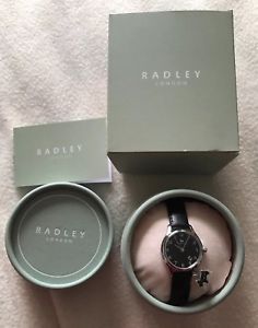 【送料無料】腕時計　ウォッチ　ボックスレディースブラッククロックnuevo y en caja radley damas reloj negro de ry2505