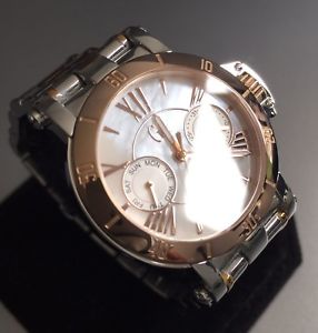 【貨物輸送無料】ウオッチ ご覧なさる レディースアラームローズゴールドローマデザイナーseoras genuino reloj guess femme fecha de diseador de ギガサイクル oro rosa fregona romana x74002l1s