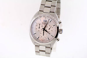 【送料無料】腕時計　ウォッチ　クロノグラフシルバーステンレスクロックhombres movado 0606477 datron crongrafo tono plata esfera reloj acero