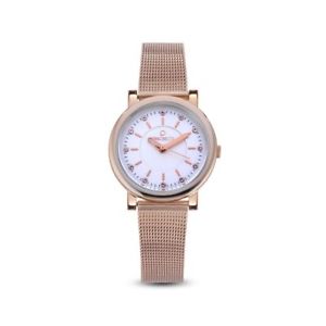 【送料無料】腕時計　ウォッチ　オブジェクトルクスクリスタルミニアルジェントローズテンポorologi opsobjects posh lux crystal mini argento e rose donna lady solo tempo