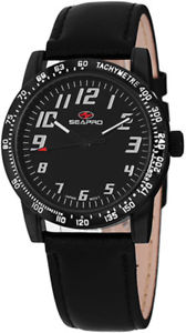 【送料無料】腕時計　ウォッチ　クオーツseapro mujer bold cuarzo esfera negra aleacin reloj de pulsera cuero sp5214