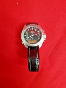 【送料無料】腕時計　ウォッチ　ブライトリングガラスbreitling navitimer cuarzo 3100 funciona vidrio y luna estado ref31804