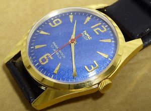 【送料無料】腕時計　ウォッチ　パイロットナイツアラームケースcaballeros hmt piloto reloj, buen estado, orden, 17 joyas, en funcionamiento estuche de 35 mm