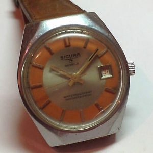 【送料無料】腕時計　ウォッチ　ビンテージルビーニvintage orologio sicura 17 rubini anni 70｜hokushin 17,736円