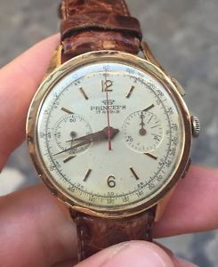 【送料無料】腕時計　ウォッチ　オロゴールドミリビンテージpryngeps oro gold 40 mm manuale largo oversize landeron vintage