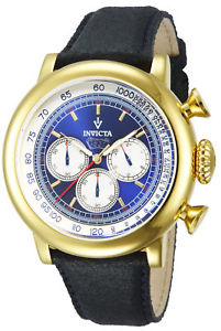【送料無料】腕時計 ウォッチ ビンテージアラーム13057 invicta 48mm hombres vintage cuero azul reloj|hokushin