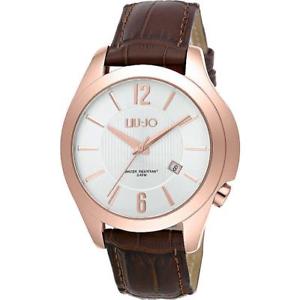 【送料無料】腕時計　ウォッチ　リュジョラグジュアリーベラペレクラシコorologio uomo liu jo luxury bionic tlj962 vera pelle marrone ros classico｜hokushin