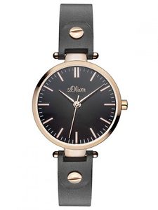 【送料無料】腕時計　ウォッチ　オリバーモダンレッドゴールドカラーsoliver reloj de pulsera mujer so2889lq cuero moderna color oro rojo｜hokushin 20,286円
