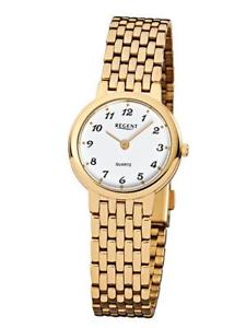 【送料無料】腕時計　ウォッチ　リージェントステンレススチールregent reloj de pulsera mujer acero inox dorado f910｜hokushin
