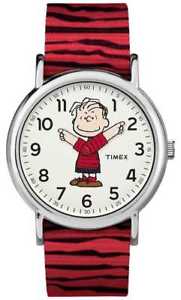【送料無料】腕時計　ウォッチ　ピーナツベルトtimex weekender cacahuetes linus correa roja tw2r412006b relojes