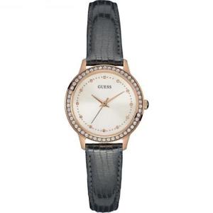【送料無料】腕時計　ウォッチ　チェルシーペレスワロフスキークラシコorologio donna guess chelsea w0648l2 pelle grigio ros swarovski classico｜hokushin