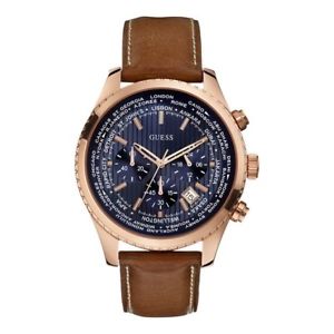 【送料無料】腕時計　ウォッチ　アラームクロックブレスレットクロノグラフguess w0500g1 reloj hombre reloj reloj pulsera chronograph 46,0 mm4,6 cm