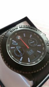 【送料無料】腕時計　ウォッチ　アラームクロノグラフモータースポーツreloj crongrafo ice para hombre bmw motorsport nueva fabuloso