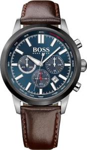 【送料無料】腕時計 ウォッチ ヒューゴボスレーシングクロノグラフアラームhugo boss racing de cuero genuino para hombre crongrafo relojhb1513187