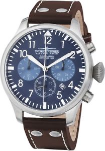 【送料無料】腕時計　ウォッチ　クロノグラフアラームthunderbirds historage 1956 aviador crongrafo cuero azul reloj hombre tb107602 33,980円