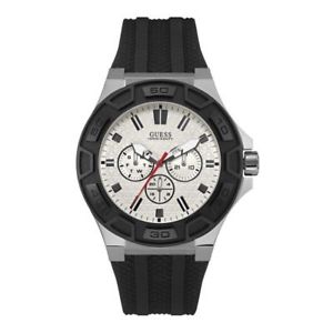 【送料無料】腕時計　ウォッチ　シリコンアラームｇfuerza de silicona negra original de hombre guess relojw0674g3