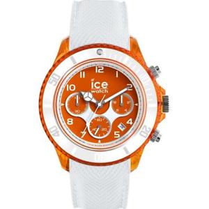 【送料無料】腕時計　ウォッチ　クロノシリコーンメートルorologio uomo ice watch dune ic014221 chrono silicone bianco arancione 100mt｜hokushin 25,535円