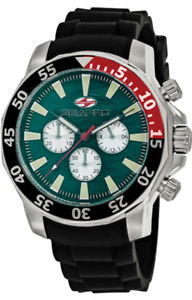 【送料無料】腕時計　ウォッチ　クロノステンレススチールシリコンseapro hombre explorer chrono 200m acero inoxidablereloj de silicona sp8334