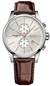 【送料無料】腕時計　ウォッチ　アラームクロノグラフヒューゴボスジェットブラウンベルトreloj crongrafo hugo boss hb1513280 jet 41mm correa marrn de cuero para hombre