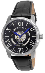 【送料無料】腕時計　ウォッチ　オブジェアートフィールドアラーム22600 invicta 42mm hombres objet d arte automtico 3 mano negra esfera reloj