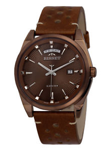 【送料無料】腕時計　ウォッチ　スイスアラームbisset bsce 63 klassik swiss made reloj hombre｜hokushin