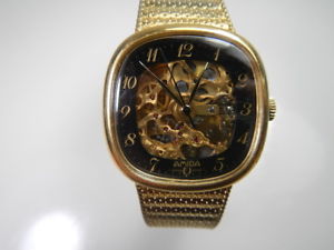 【送料無料】腕時計　ウォッチ　アラームスイススケルトントップアラームamida reloj hombre reloj pulsera swiss made skeleton top reloj exclusivamente