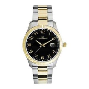 【送料無料】腕時計　ウォッチ　クラシックゴールドorologio uomo lorenz classic 026979bb nero bracciale bicolor acciaio gold