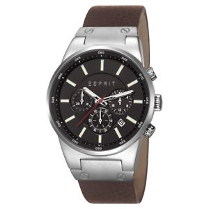 【送料無料】腕時計　ウォッチ　ブレスレットイコライザクロノエスプリアラームesprit reloj de los hombres pulsera ecualizador exterior cuero chrono