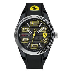 【送料無料】腕時計　ウォッチ　スクーデリアフェラーリネットワーククロックマンﾘﾋﾞｼﾞｮﾝscuderia ferrari reloj de hombre red rev t 0830337