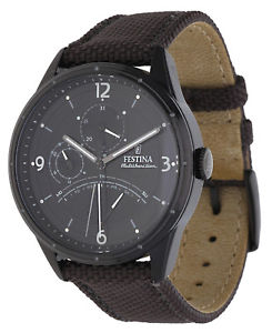 【貨物輸送無料】ウオッチ ご覧なさる アラームダークブラウンreloj festina f168493 castao oscuro